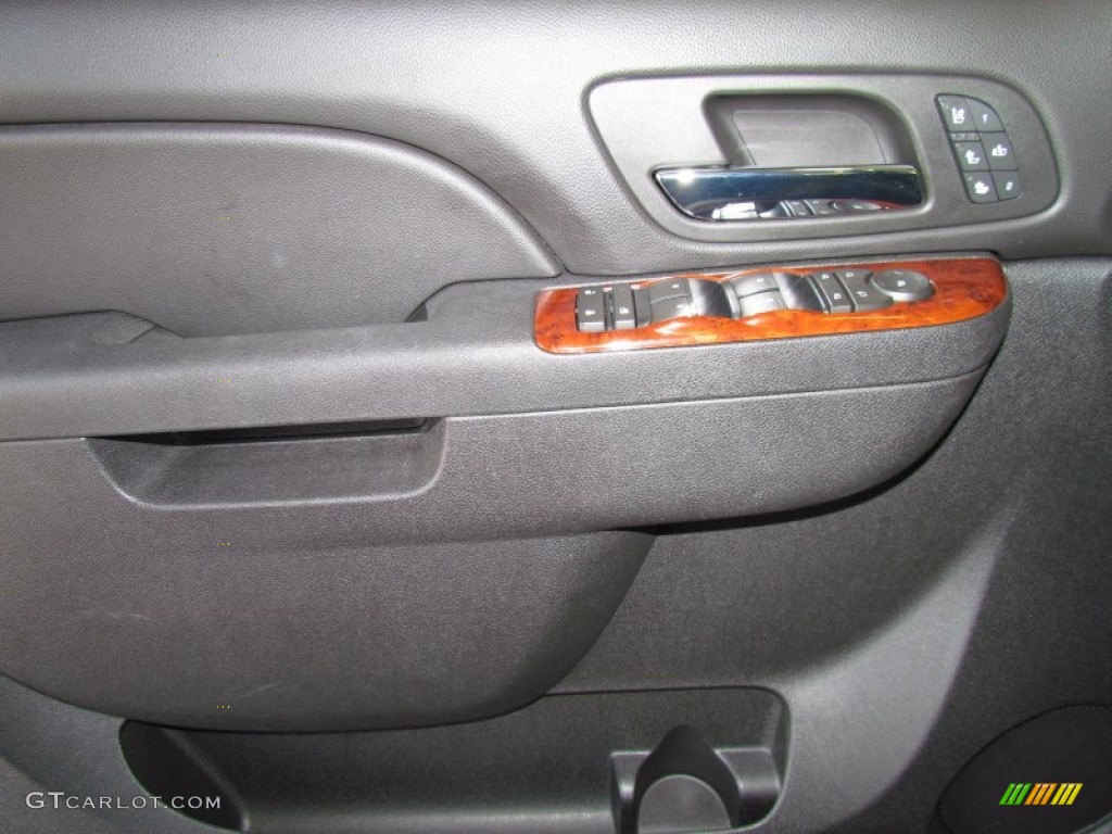 2010 Chevrolet Suburban LTZ Ebony Door Panel Photo #50659784