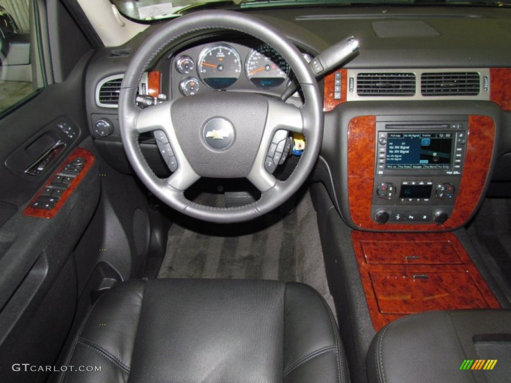 2010 Chevrolet Suburban LTZ Ebony Dashboard Photo #50659814