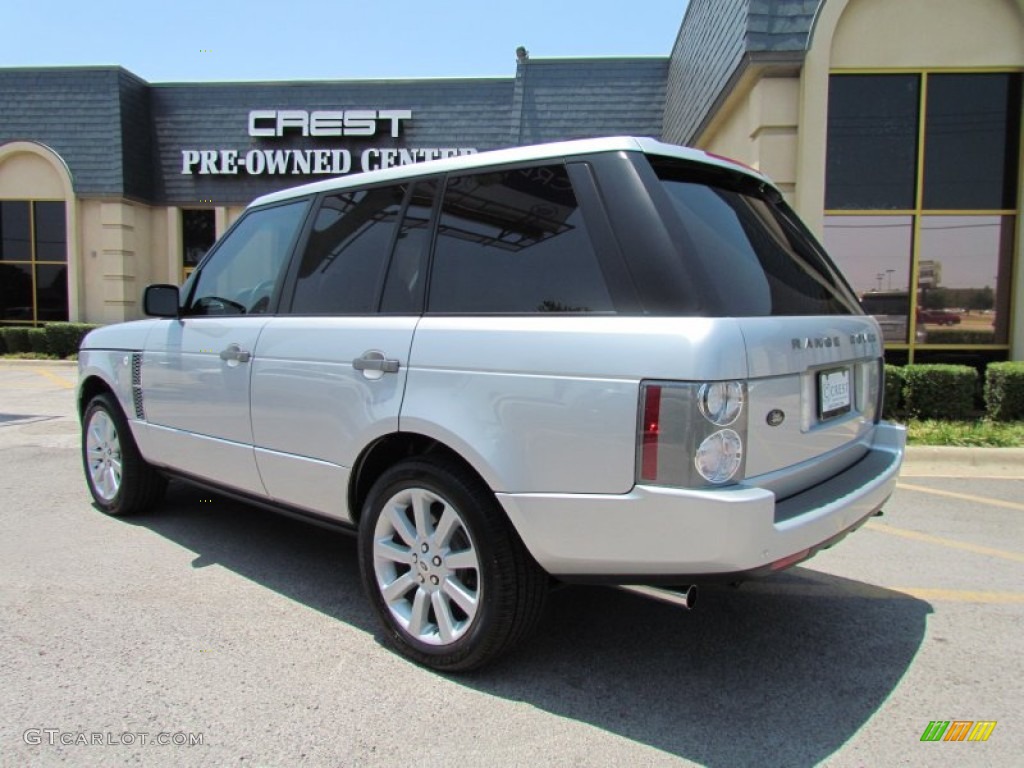 2007 Range Rover Supercharged - Zermatt Silver Metallic / Ivory/Black photo #5