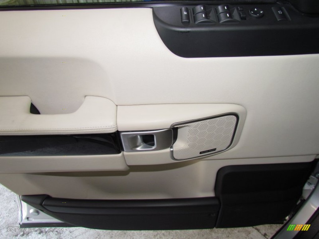 2007 Range Rover Supercharged - Zermatt Silver Metallic / Ivory/Black photo #13