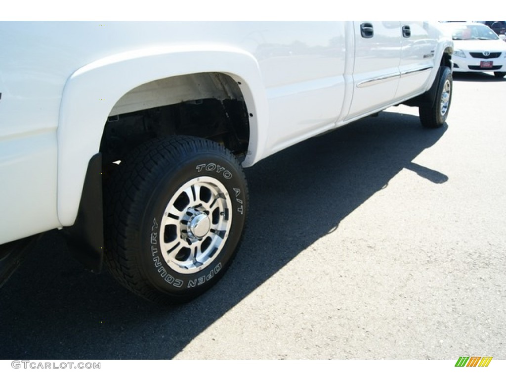 2005 Sierra 2500HD SLT Crew Cab 4x4 - Summit White / Neutral photo #38