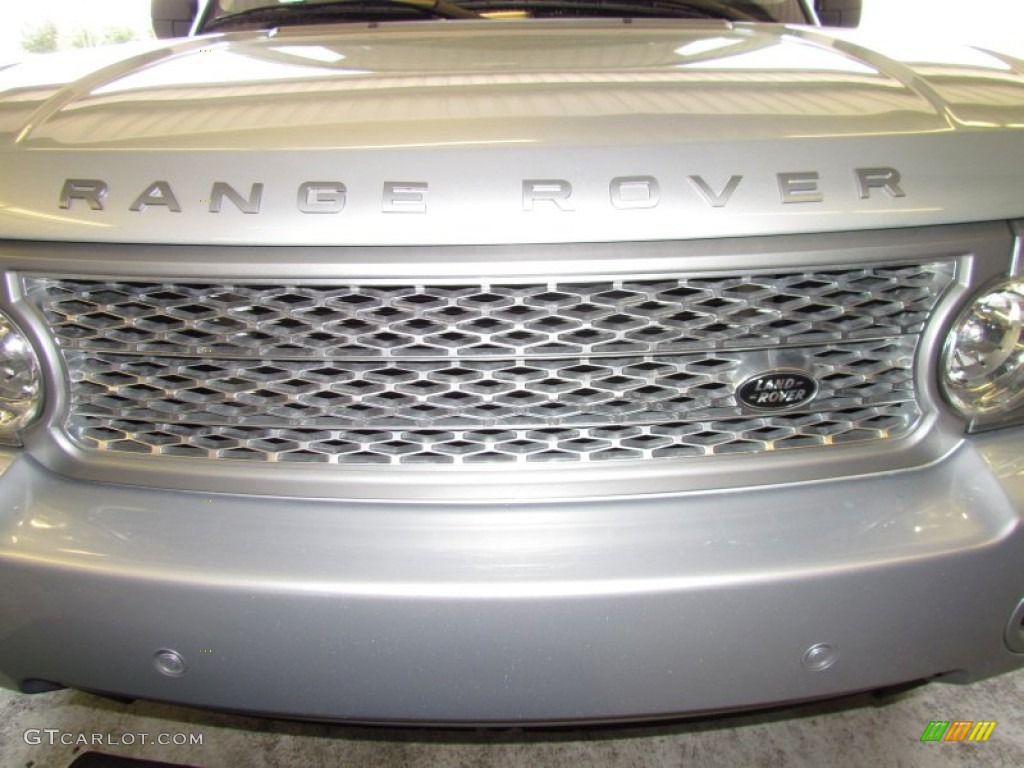 2007 Range Rover Supercharged - Zermatt Silver Metallic / Ivory/Black photo #25