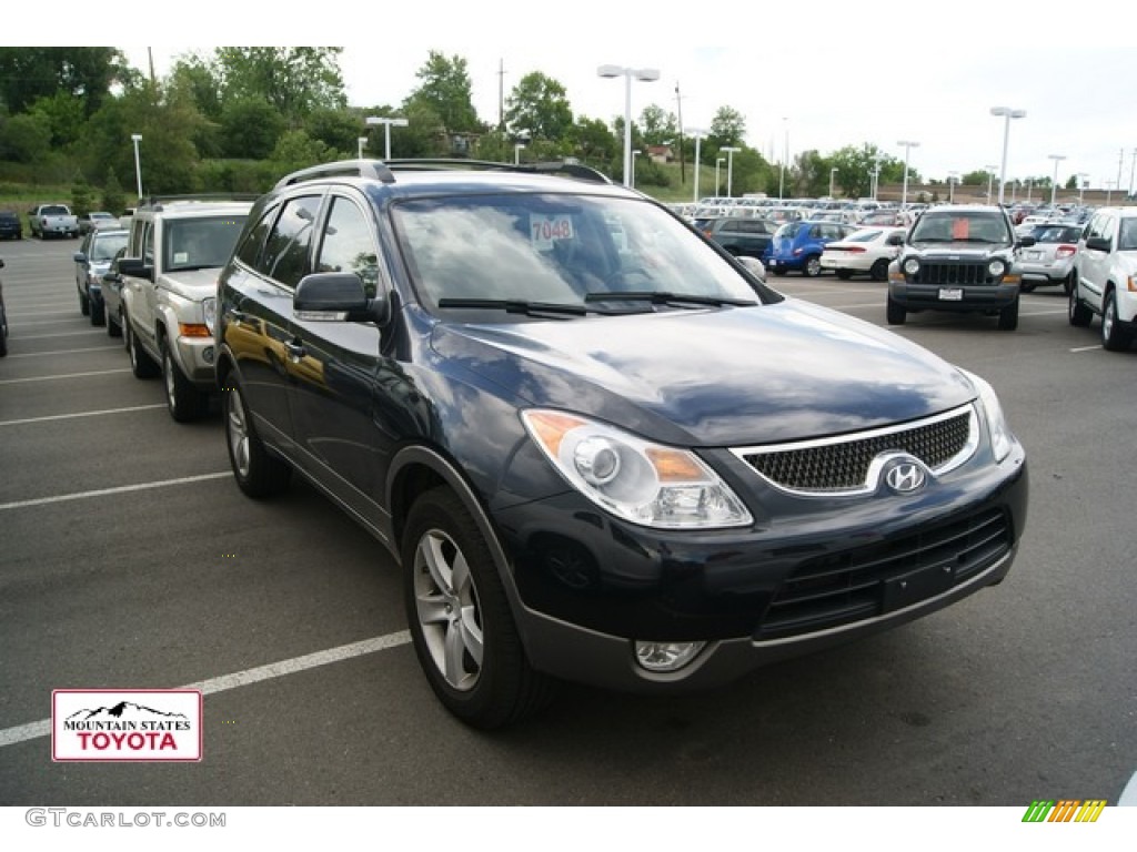 2007 Veracruz Limited AWD - Black Diamond / Gray photo #1