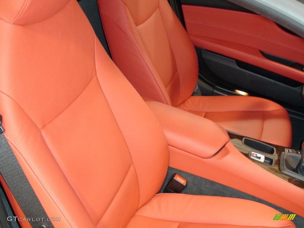 Coral Red Kansas Leather Interior 2009 BMW Z4 sDrive30i Roadster Photo #50661476