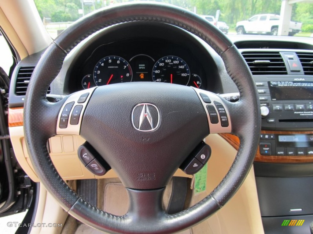 2007 TSX Sedan - Deep Green Pearl / Parchment photo #10