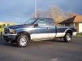 2001 True Blue Metallic Ford F250 Super Duty XLT SuperCab 4x4  photo #1