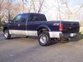 2001 True Blue Metallic Ford F250 Super Duty XLT SuperCab 4x4  photo #4