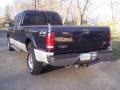 2001 True Blue Metallic Ford F250 Super Duty XLT SuperCab 4x4  photo #5