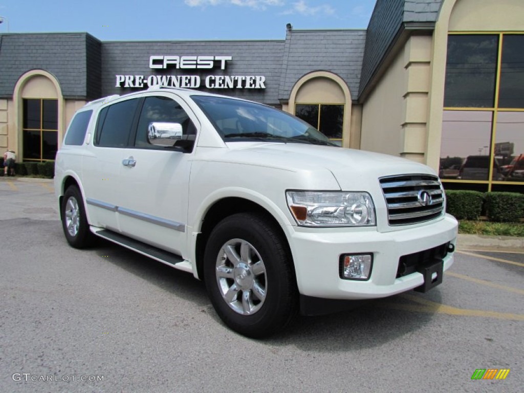 2007 QX 56 4WD - Tuscan Pearl / Willow Beige photo #1