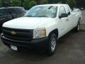 2011 Summit White Chevrolet Silverado 1500 Extended Cab 4x4  photo #1