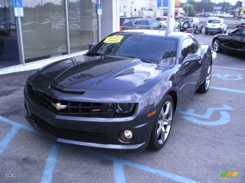 Cyber Gray Metallic 2010 Chevrolet Camaro SS/RS Coupe Exterior Photo #50664875