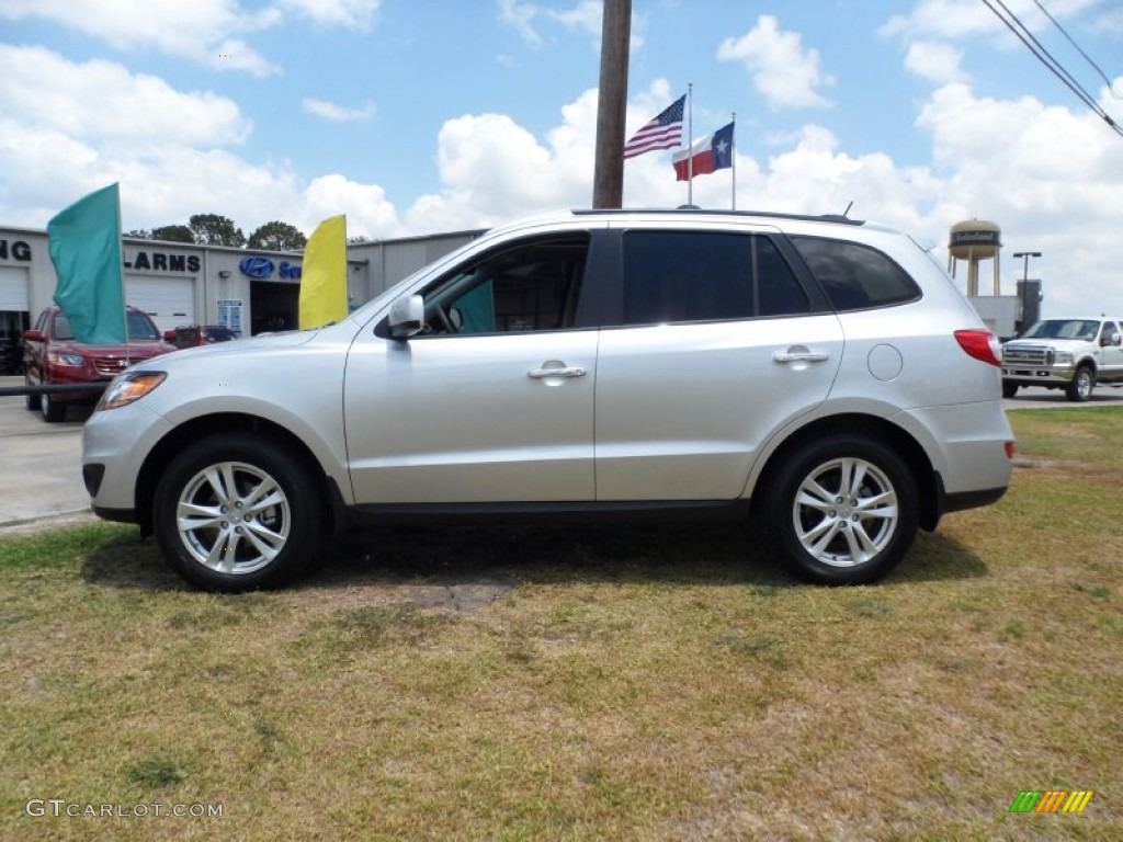 Moonstone Silver 2011 Hyundai Santa Fe Limited Exterior Photo #50664932