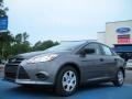 2012 Sterling Grey Metallic Ford Focus S Sedan  photo #1