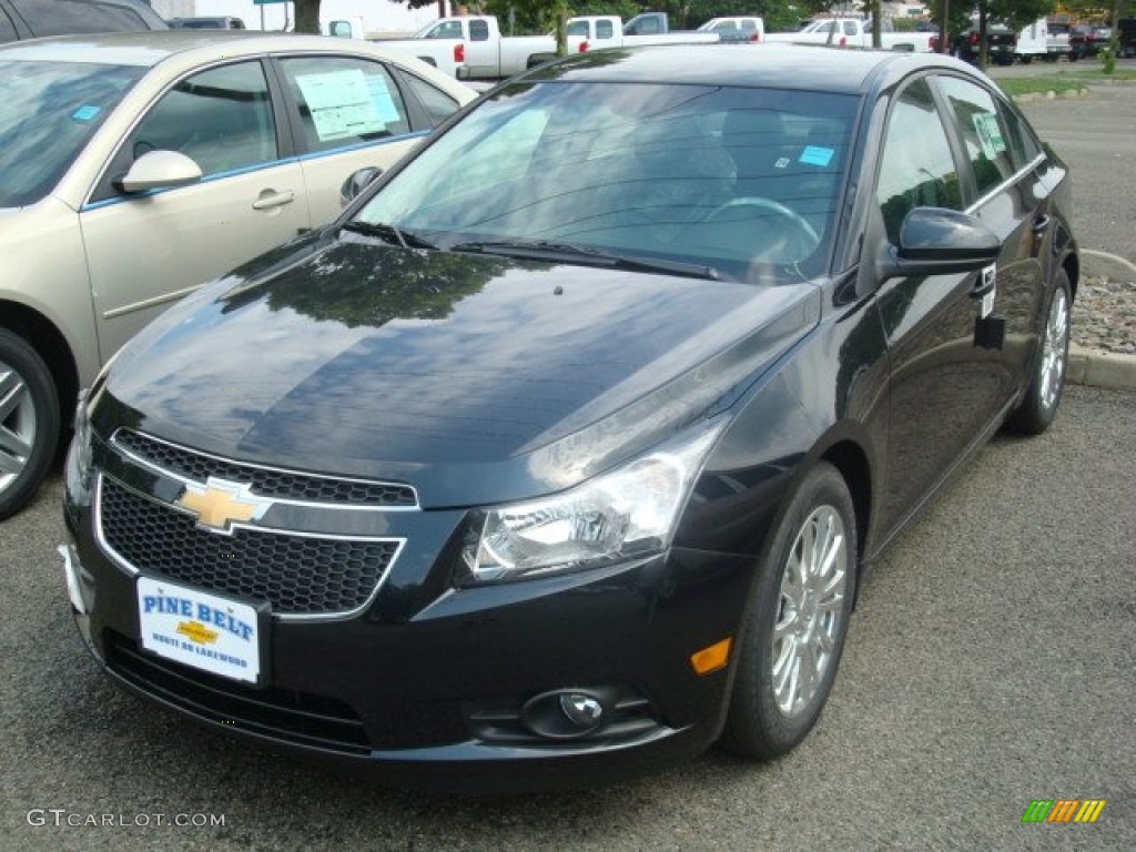 Black Granite Metallic 2011 Chevrolet Cruze ECO Exterior Photo #50665274