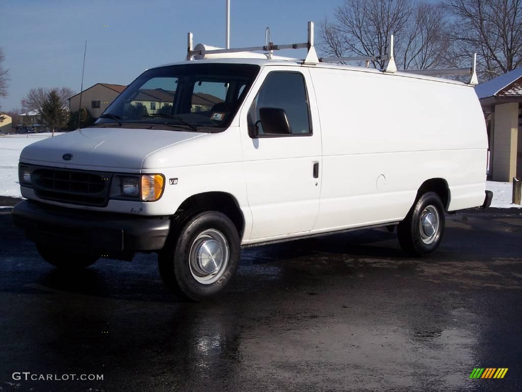 2002 E Series Van E350 Commercial - Oxford White / Medium Graphite photo #9