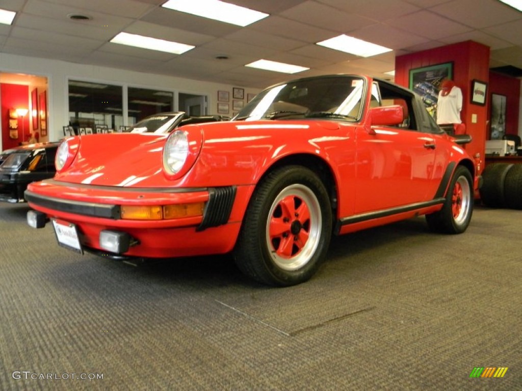 1982 911 Carrera Targa - Guards Red / Black photo #1