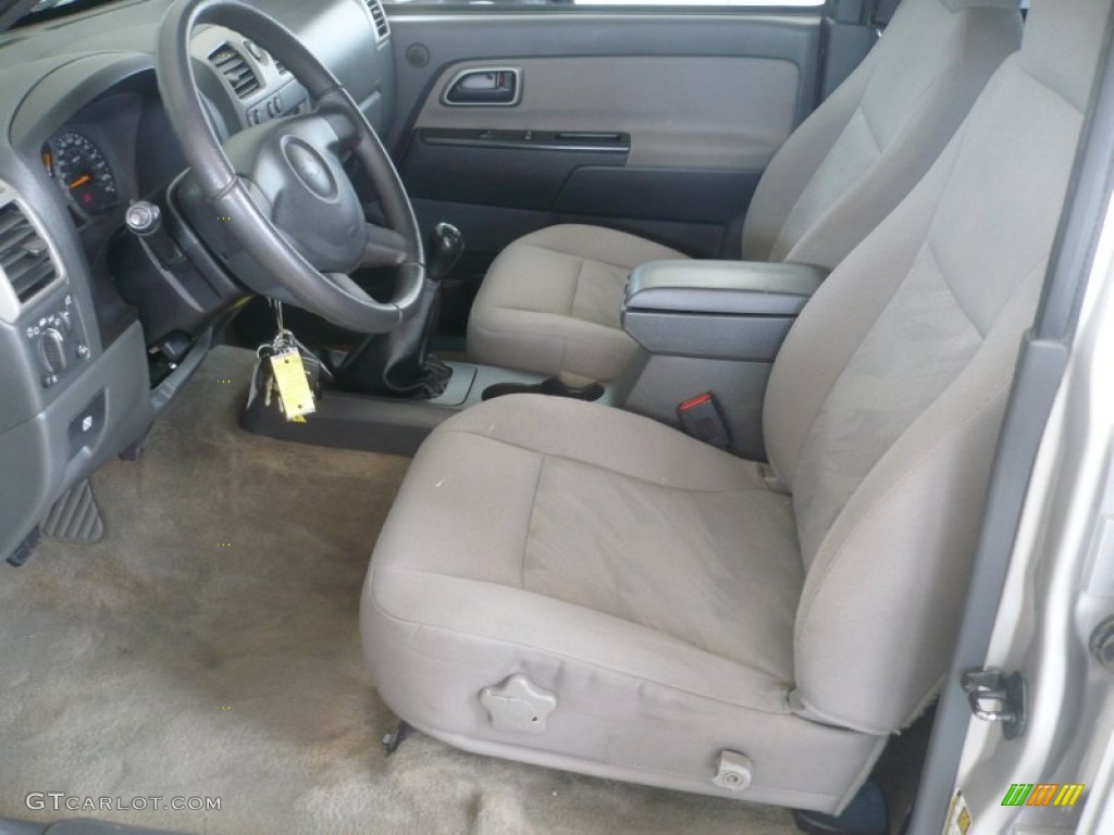 Sandstone Interior 2005 Chevrolet Colorado LS Crew Cab 4x4 Photo #50666045
