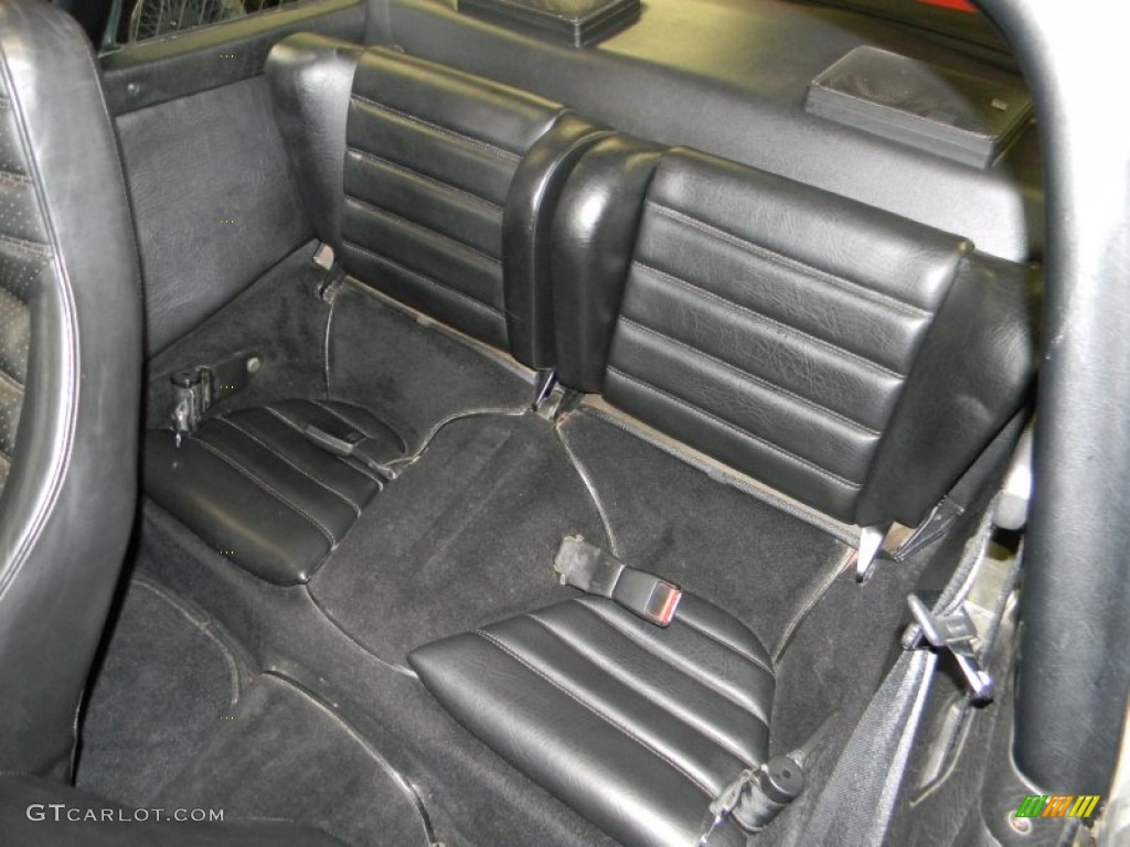Black Interior 1982 Porsche 911 Carrera Targa Photo #50666372