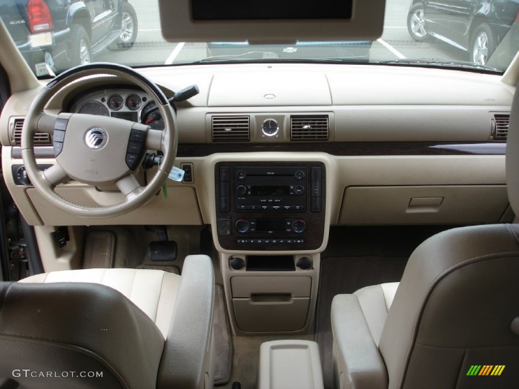 2006 Mercury Monterey Luxury Pebble/Light Parchment Dashboard Photo #50666540