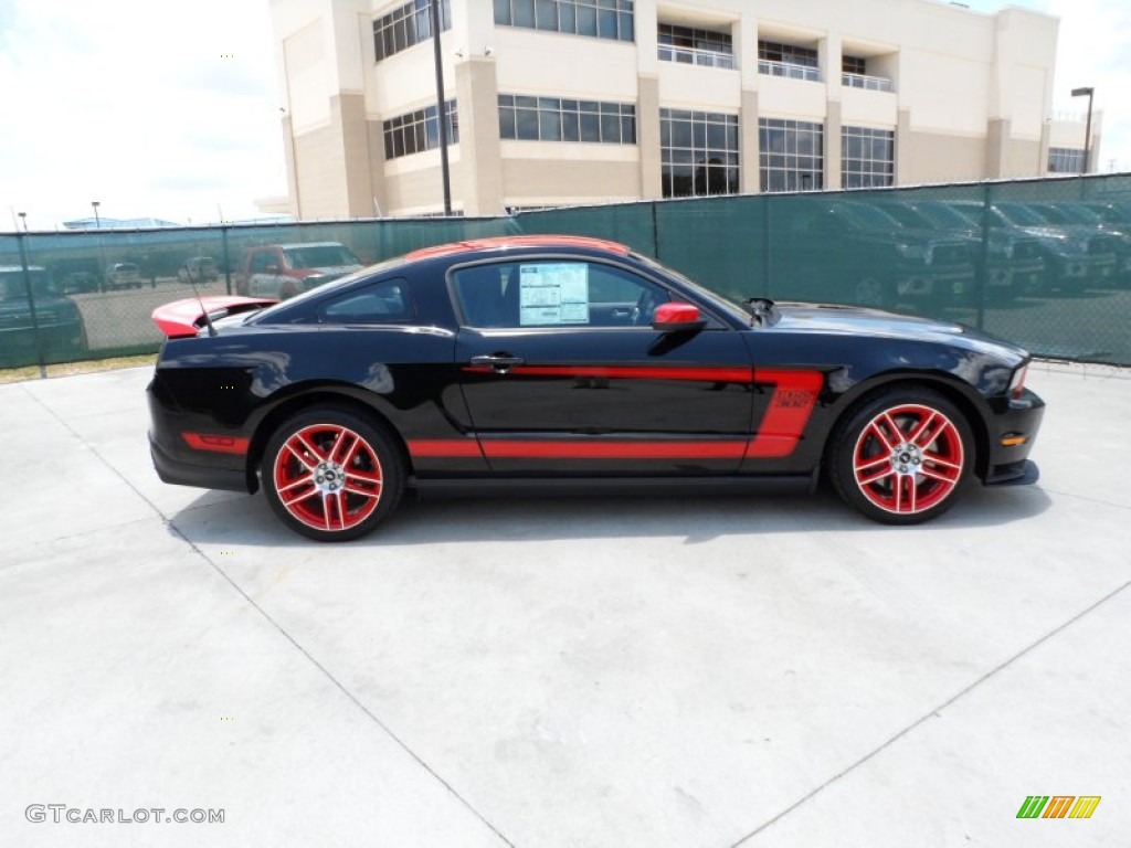 Black/Race Red 2012 Ford Mustang Boss 302 Laguna Seca Exterior Photo #50667092