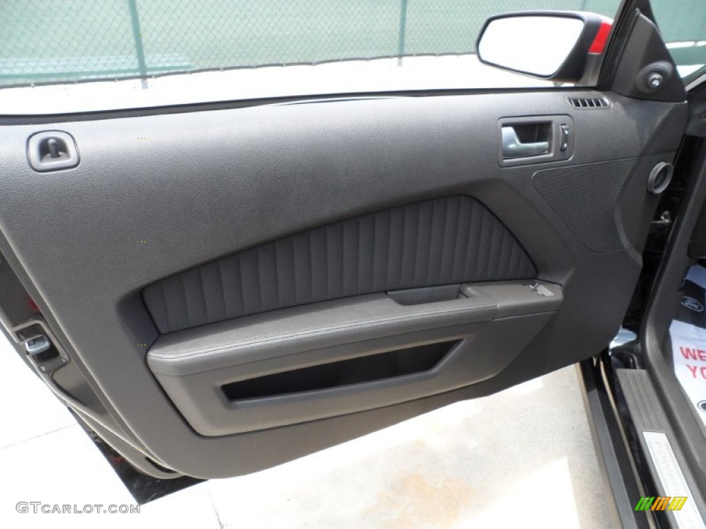 2012 Ford Mustang Boss 302 Laguna Seca Charcoal Black Recaro Sport Seats Door Panel Photo #50667524