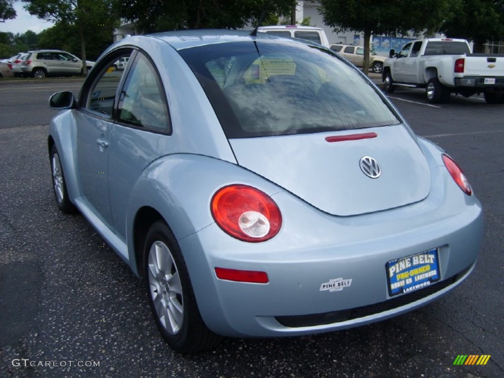 2009 New Beetle 2.5 Coupe - Heaven Blue Metallic / Black photo #6