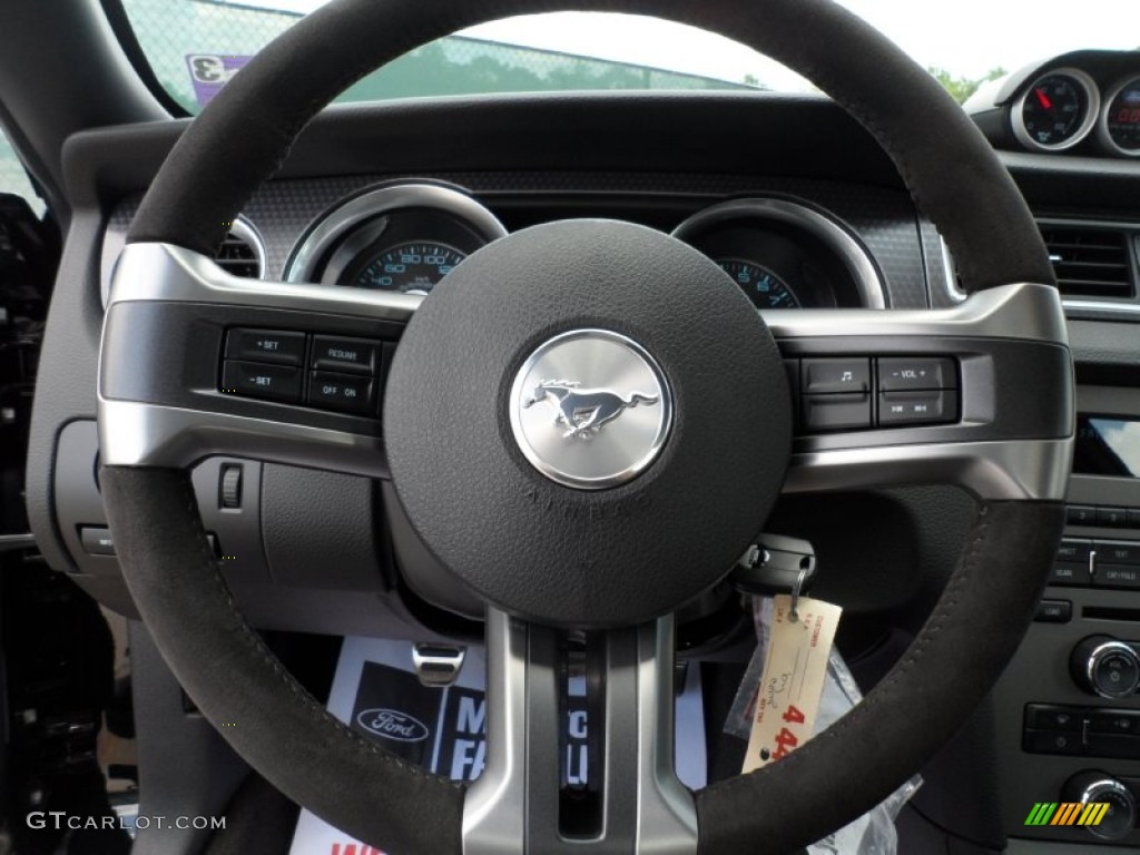 2012 Ford Mustang Boss 302 Laguna Seca Charcoal Black Recaro Sport Seats Steering Wheel Photo #50667683