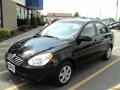 2009 Ebony Black Hyundai Accent GLS 4 Door  photo #1