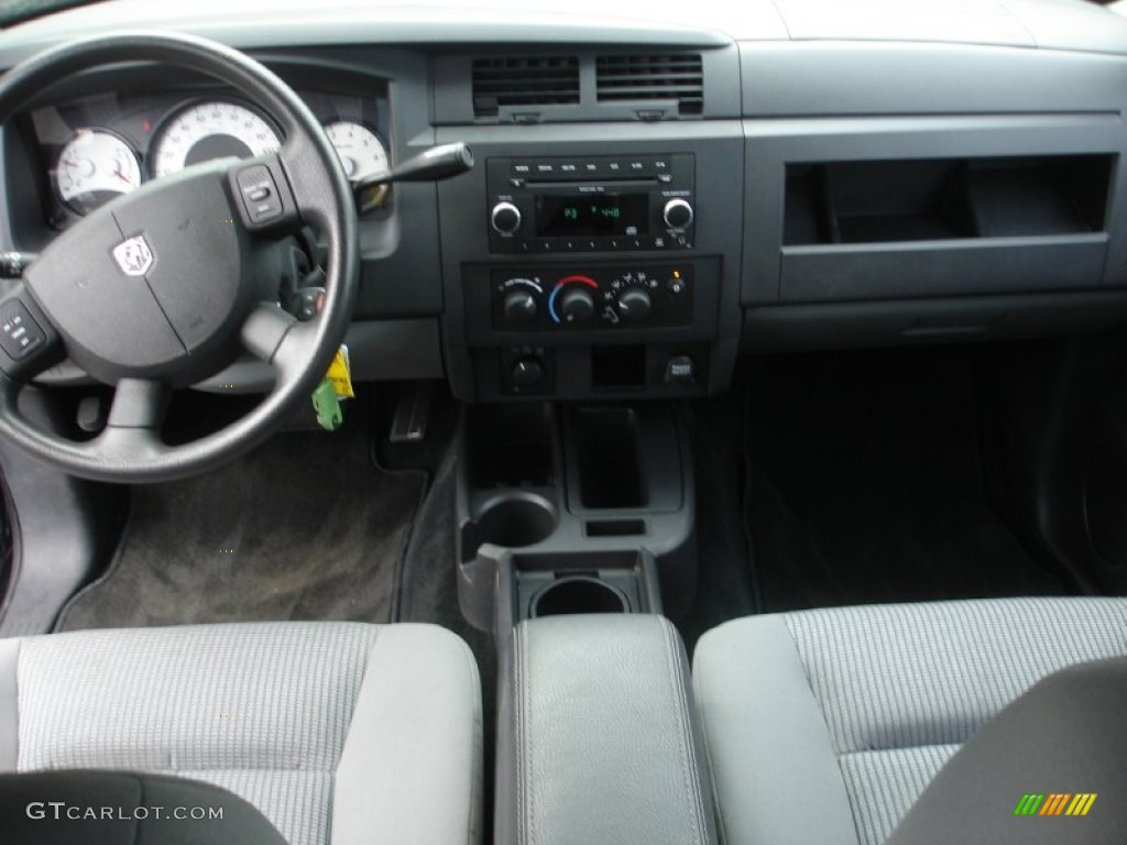 2011 Dodge Dakota Big Horn Crew Cab 4x4 Dark Slate Gray/Medium Slate Gray Dashboard Photo #50669672