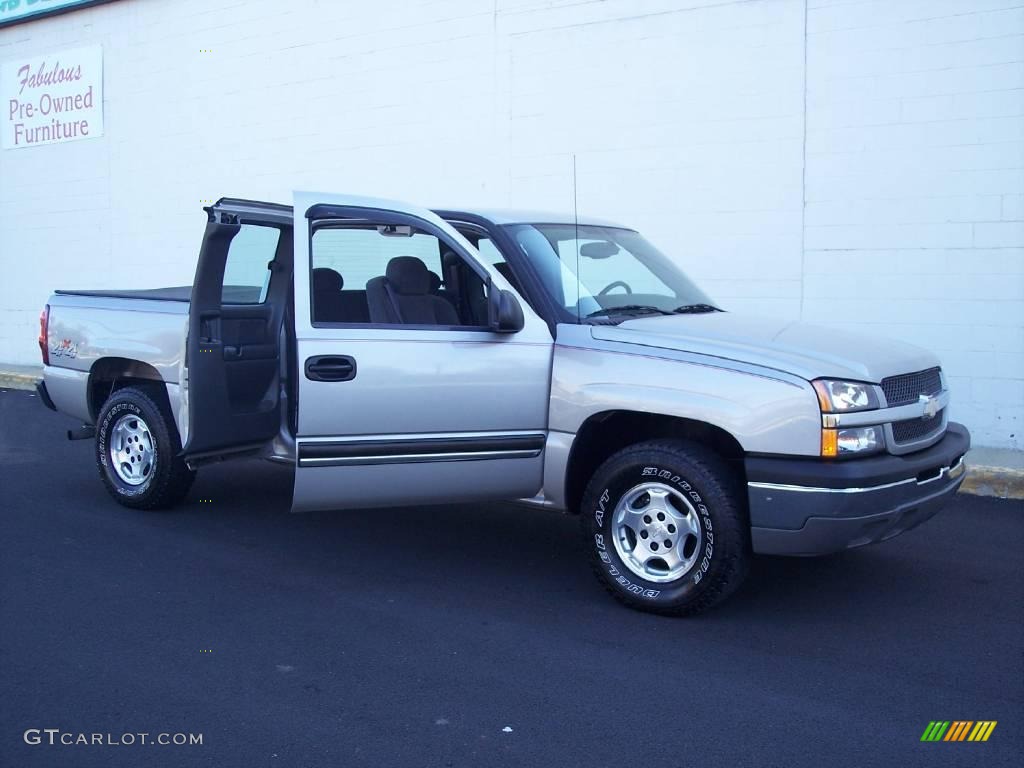 2004 Sierra 1500 Extended Cab 4x4 - Silver Birch Metallic / Pewter photo #51