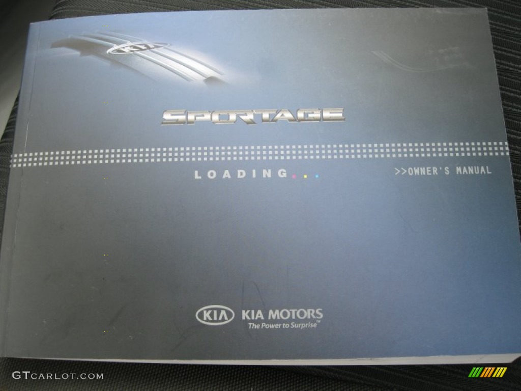2009 Sportage LX V6 4x4 - Black Cherry / Black photo #25