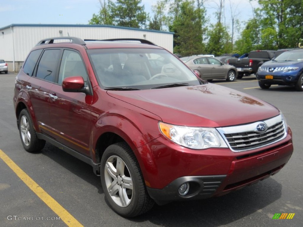 Camellia Red Pearl 2010 Subaru Forester 2.5 X Limited Exterior Photo #50673446