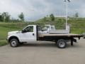 2011 Oxford White Ford F350 Super Duty XL Regular Cab 4x4 Chassis Stake Truck  photo #4