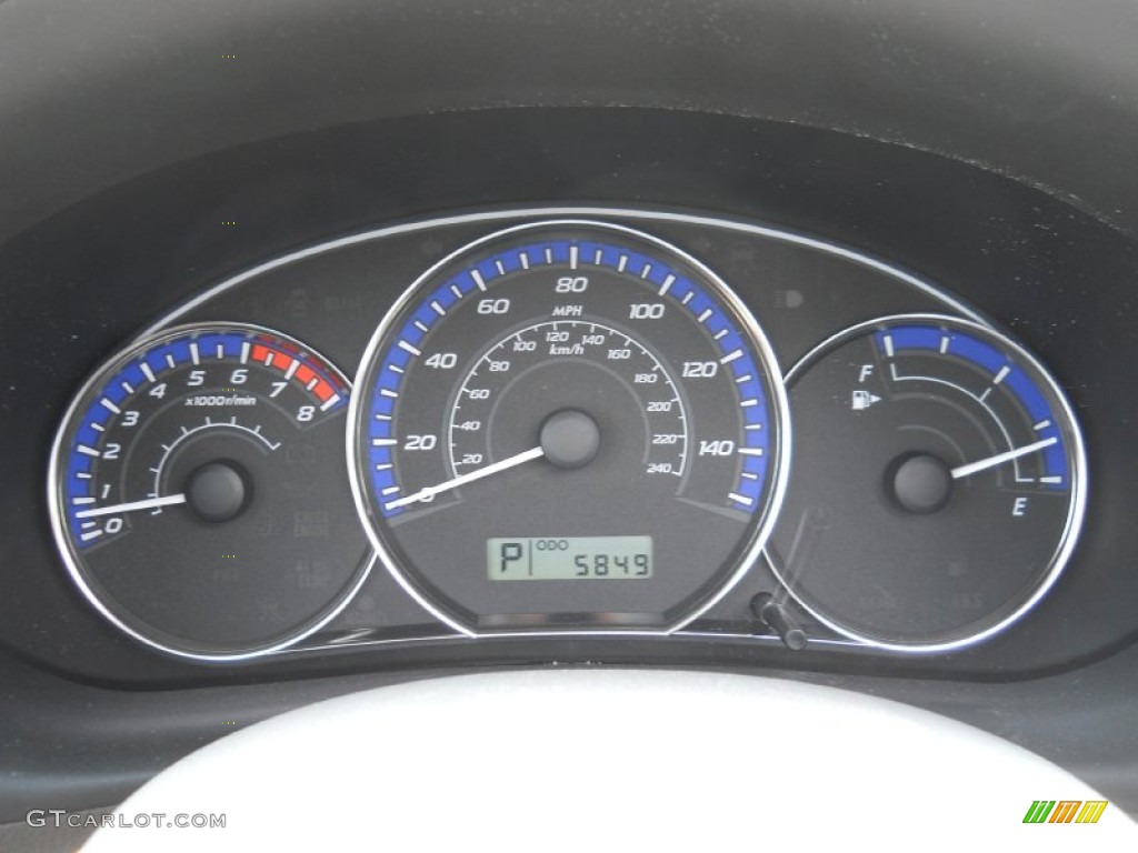 2010 Subaru Forester 2.5 X Limited Gauges Photo #50673623