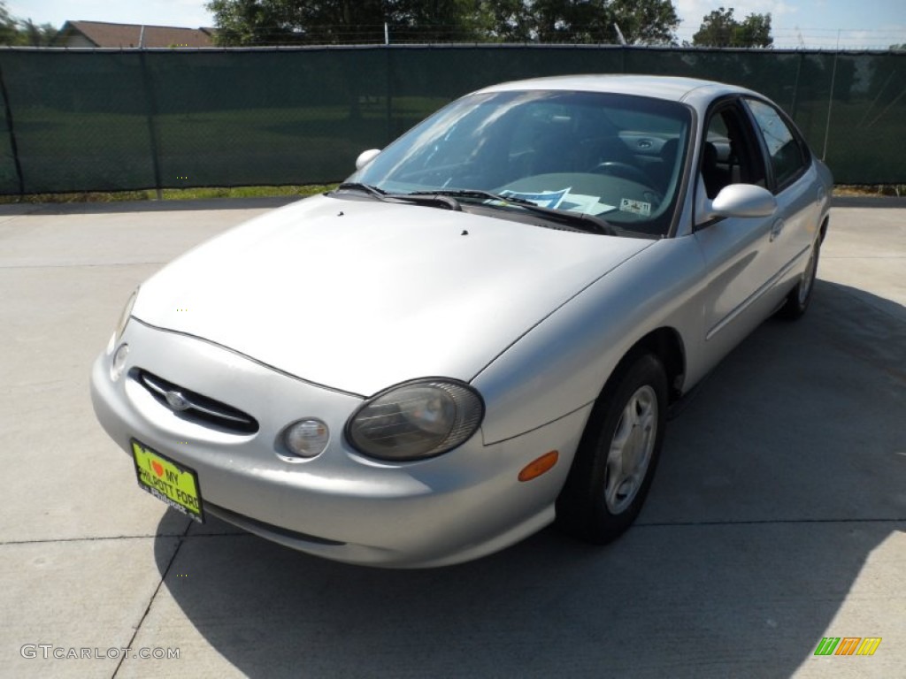 1998 Taurus LX - Silver Frost Metallic / Dark Denim Blue photo #7