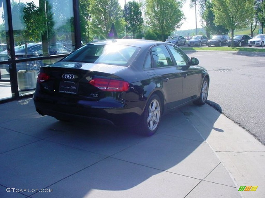 2009 A4 2.0T Premium quattro Sedan - Brilliant Black / Black photo #2