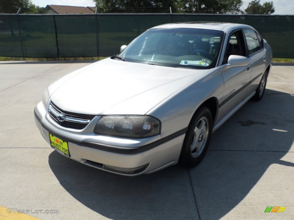 2000 Impala LS - Galaxy Silver Metallic / Medium Gray photo #7