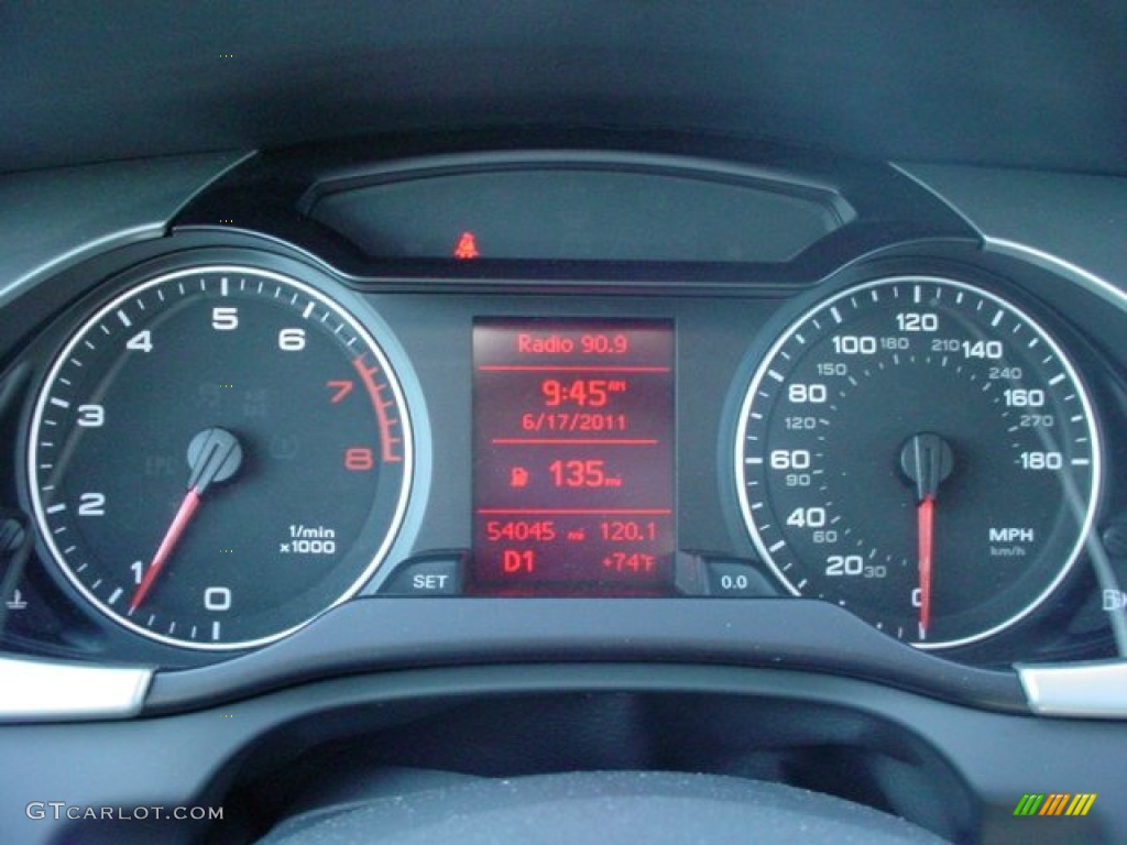 2009 A4 2.0T Premium quattro Sedan - Brilliant Black / Black photo #10