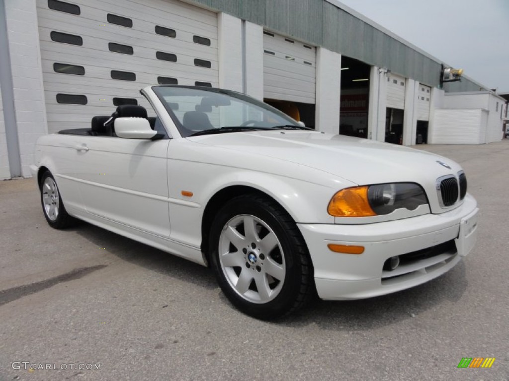 2000 3 Series 323i Convertible - Alpine White / Black photo #5