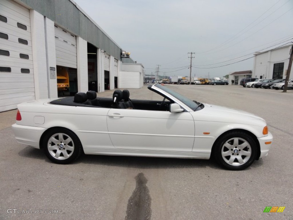 2000 3 Series 323i Convertible - Alpine White / Black photo #7