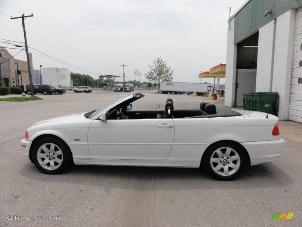 2000 3 Series 323i Convertible - Alpine White / Black photo #11