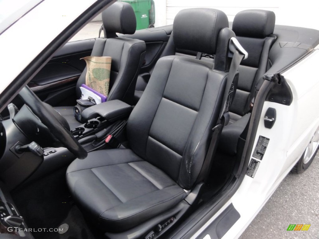 Black Interior 2000 BMW 3 Series 323i Convertible Photo #50675531