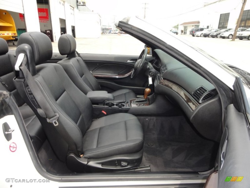 Black Interior 2000 BMW 3 Series 323i Convertible Photo #50675564