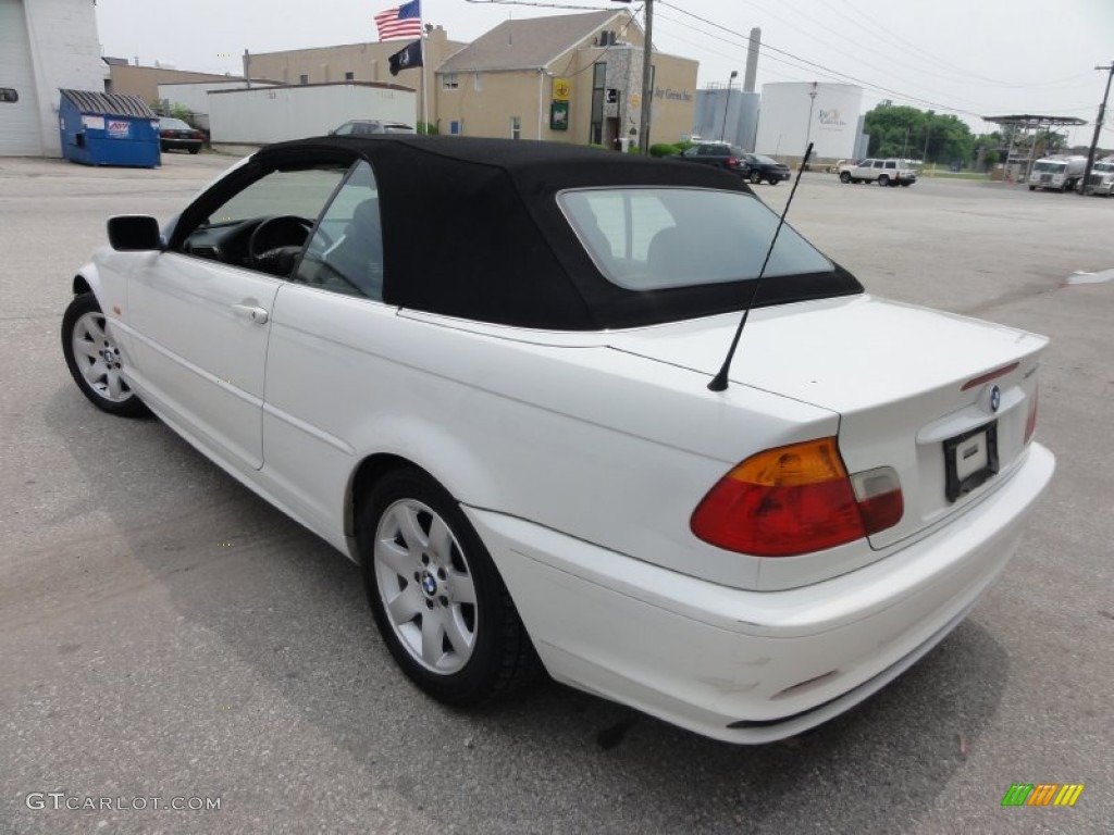 2000 3 Series 323i Convertible - Alpine White / Black photo #47