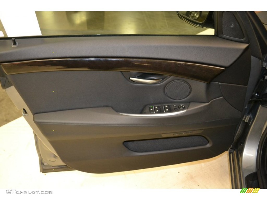 2011 BMW 5 Series 535i Gran Turismo Black Door Panel Photo #50676113