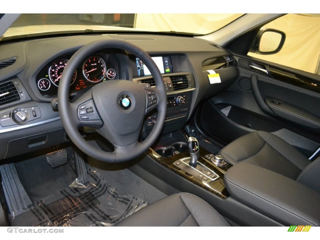 Black Interior 2011 BMW X3 xDrive 28i Photo #50676335