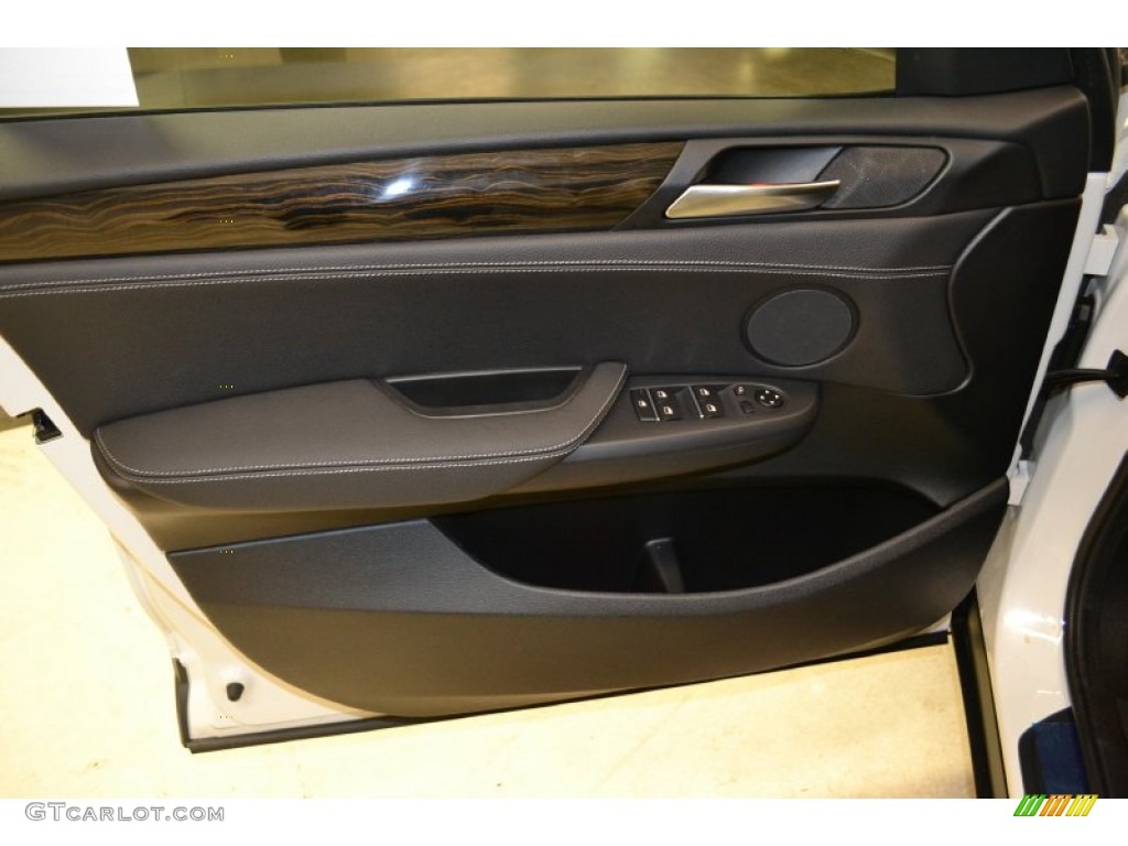 2011 BMW X3 xDrive 28i Black Door Panel Photo #50676386