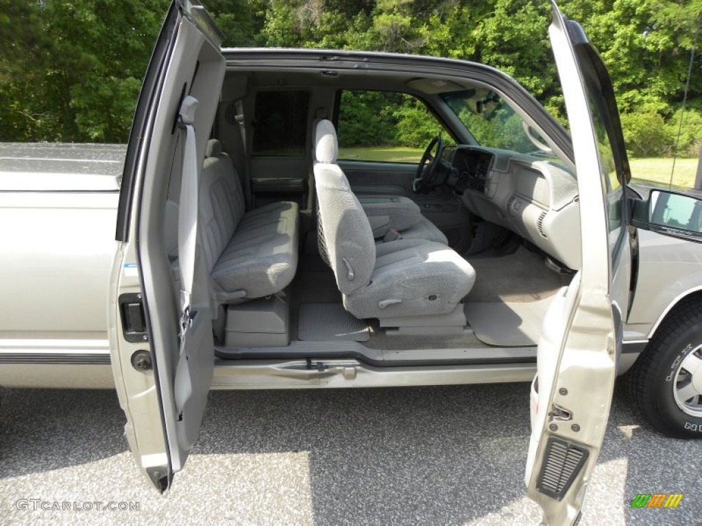 Gray Interior 1998 Chevrolet C/K K1500 Extended Cab 4x4 Photo #50676476