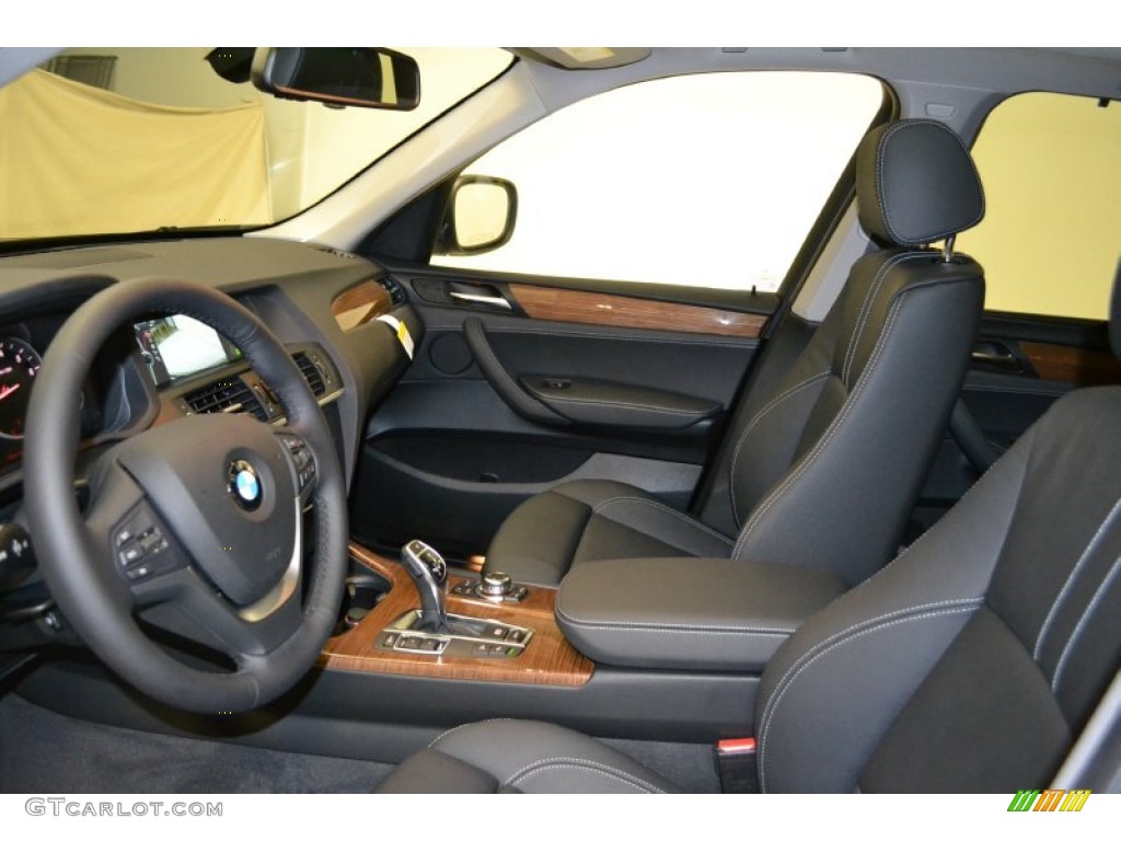 Black Interior 2011 BMW X3 xDrive 35i Photo #50676611