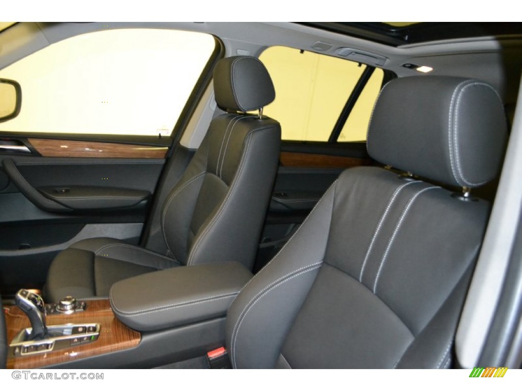 Black Interior 2011 BMW X3 xDrive 35i Photo #50676623
